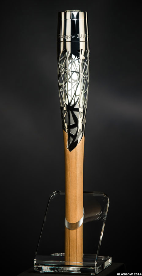 The Queen's Baton for the 2014 Glasgow Commonwealth Games.
