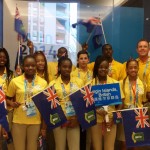 Team BVI ready for the opening ceremony of the Nanjing 2014 Youth Olympic Games. Photo: Provided