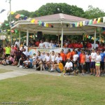 Cross section of Tortola's work force ready for the start of the 2.5m walk in support of the annual Caribbean Wellness Day Workforce Fun Run/Walk. Photo: GIS