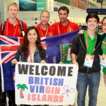 BVI Squash Team are welcomed to the Veracruz 2014 CAC Games in Mexico. Photo: BVIOC