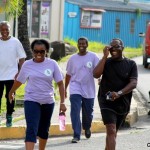 Residents kick off Ministry of Health and Social Development Fitness Movement Challenge. Photo: BVIOC