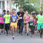 54 participants spring off during Saturday's Blenheim Trust 5K race in Carrot Bay.  Photo: Dean "The Sportsman" Greenaway