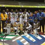 USVI takes the trophy at the Men's 2015 Caribbean Basketball Confederation (CBC) Championships. Photo: Caribbean Basketball Confederation