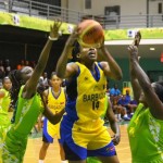 Barbados takes the game from BVI 79-49 at the Caribbean Basketball Confederation (CBC) Women’s Championship. Photo; Charlie E. Jackson / VINO