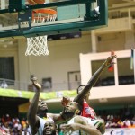 The BVI cruised past the Cayman Islands, 92-78, Tuesday night, June 16, 2015 at the CBC Men’s Championship at the Multi-Purpose Sports Complex in Road Town. Photo: Kevin Dawson