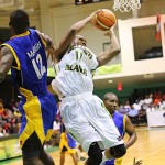 BVI suffered their first loss of the Caribbean Basketball Confederation (CBC) Men’s Championships when Barbados beat them 77-76. Photo: Kevin Dawson