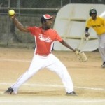 The veteran pitcher Roy Panhandle Hill will be hoping to take Reds to the 2015 fast pitch softball championship. Photo: Gordon French/BVI Platinum News