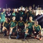 The BVI U17 Women lost 3-1 to St Kitts and Nevis in their first game of the Caribbean Football Union World Cup qualifying Tournament at the Elquemedo Willett Park in Nevis on Saturday August 22, 2015. Photo: Provided 