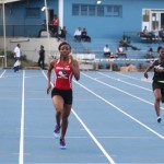 Judine Lacey wins the 400m in a personal best of 55.92 seconds after running 56.04 in the prelims. PHOTO. Dean "The Sportsman" Greenaway