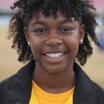 Z'Niah Hutchinson, 14, tied the High Jump Record of 1.65m PHOTO: Dean "The Sportsman" Greenaway