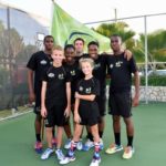 BVI junior squash players Darci Reich (front right) and her brother Luka Reich were part of the OECS team for the 2016 Caribbean Amateur Squash Association (CASA) Junior Championships