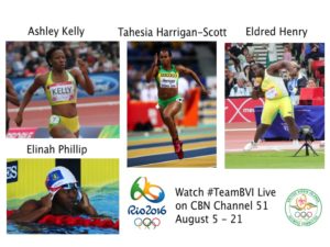 Rio 2016 #TeamBVI - Live action on CBN Channel 51