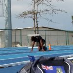 BVI's Ashley Kelly in training at Rio 2016