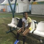 Tahesia Harrigan-Scott at Maracana training grounds, Rio. Photo: BVIOC