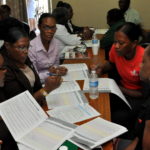 Group work at the launch of the Long Term Athlete Development and Physical Literacy workshop in February 2016. Photo: BVIOC