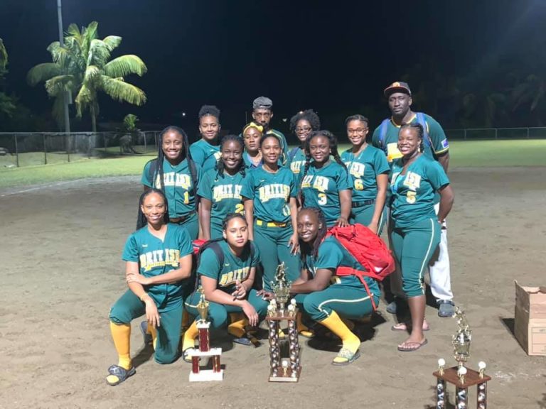 BVI Female Team bring home Kings & Queens VI Fastpitch Softball